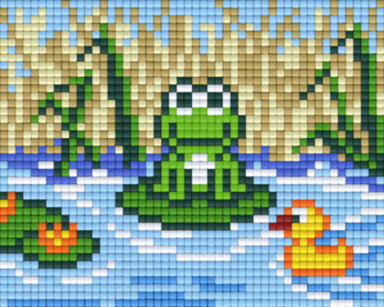 Frog And Duck One [1] Baseplate PixelHobby Mini-mosaic Art Kits